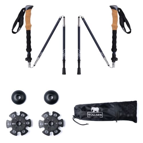 Bastoncini da trekking BOLLSEN 3K Carbon Extreme+